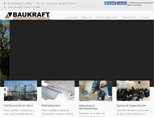 Tablet Screenshot of baukraft.com.ar